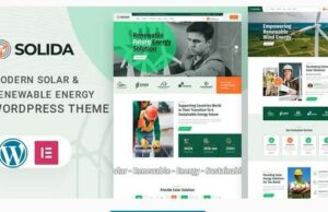 Solida Solar & Renewable Energy WordPress Theme Solida Solar & Renewable Energy WordPress Theme