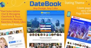 DateBook v4.9.0 Dating WordPress Theme datebook-dating-wordpress-theme