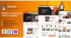 Billdins HTML5 Construction & Business Template Billdins HTML5 Construction & Business Template