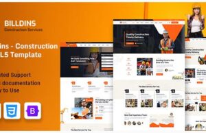 Billdins HTML5 Construction & Business Template Billdins HTML5 Construction & Business Template