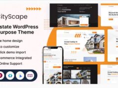 Cityscape Real Estate html Template Multipurpose CityScape Real Estate WordPress Theme