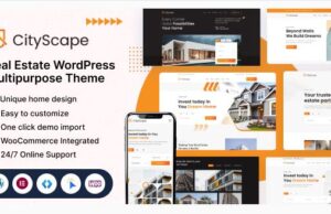 Cityscape Real Estate html Template Multipurpose CityScape Real Estate WordPress Theme