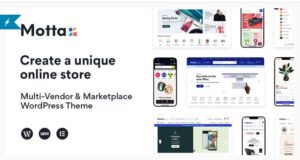 Motta Multi-Vendor and Marketplace WordPress Theme Motta Multi Vendor and Marketplace WordPress Theme