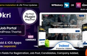 Nokri Job Board WordPress Them Nokri Job Board WordPress Them
