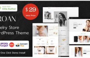Uroan Jewelry & Ornament Store WordPress Theme Uroan Jewelry & Ornament Store WordPress Theme