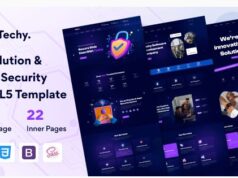 Techy IT Solution & Web Security HTML5 Template techy-it-solution-web-security-html5-template