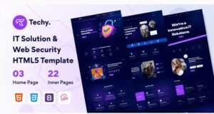 Techy IT Solution & Web Security HTML5 Template techy-it-solution-web-security-html5-template