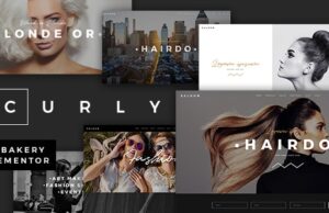 Curly v3.3 A Stylish Theme for Hairdressers and Hair Salons Curly A Stylish Theme for Hairdressers and Hair Salons