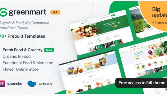 GreenMart v4.2.14 Organic & Food WooCommerce WordPress Theme greenmart-organic-food-woocommerce-wordpress-theme