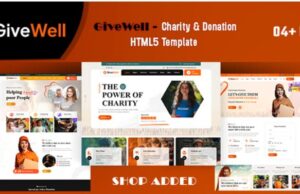 Givewell Charity & Donation HTML5 Template givewell-charity-donation-html5-template