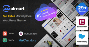 Wolmart Multi-Vendor Marketplace WooCommerce Theme Wolmart Multi-Vendor Marketplace WooCommerce Theme