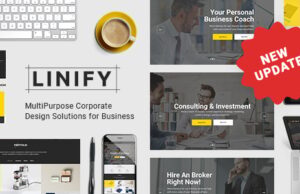 Linify Multipurpose Corporate WordPress Theme linify-one-man-business-wordpress-theme