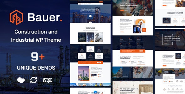 Bauer v1.33 Construction and Industrial WordPress Theme Bauer v1.33 Construction and Industrial WordPress Theme