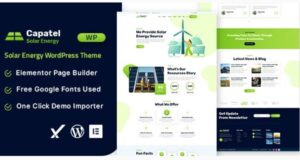 Capatel Solar Energy WordPress Theme Capatel Solar Energy WordPress Theme