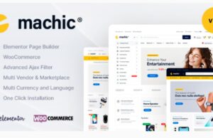 Machic v1.4.5 Electronics Store Woo Commerce Theme Machic Electronics Store WooCommerce Theme