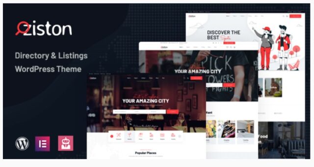Ziston Directory Listing WordPress Theme
