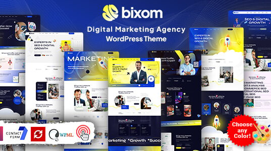 Bixom Digital Agency WordPress Bixom Digital Agency WordPress